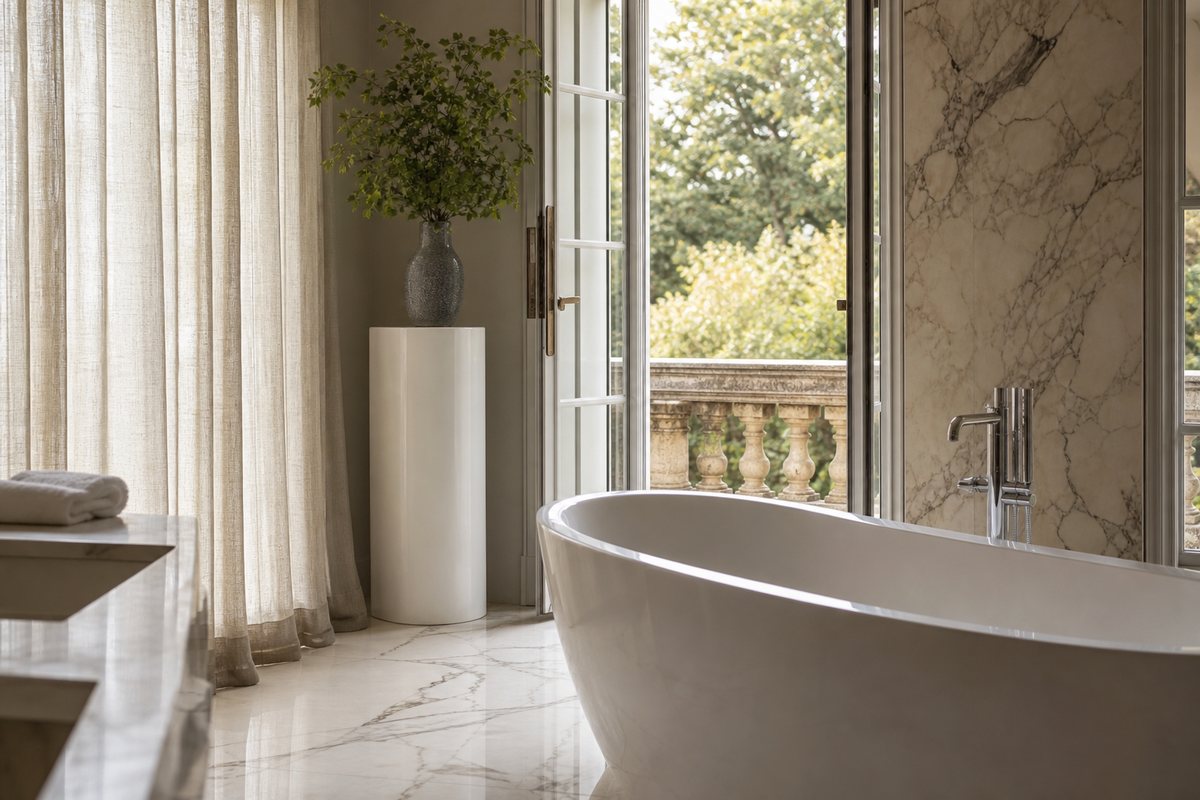 Réalisation de salle de bain haut de gamme BainLux